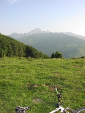 View across to the Pic du Midi du Bigorre