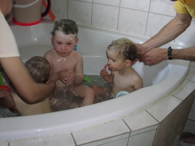 three in a tub