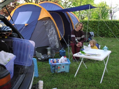 Cenac campsite, 500m from where Patrick used to live